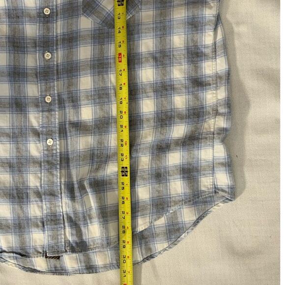 Billy Reid Wool/Cotton Blend Button‎ Down xl - Picture 6 of 6